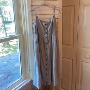 Alterd State baby blue midi dress